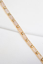 Heliophilia Silver Pulsera CBL9729A Dorada de Talla Única